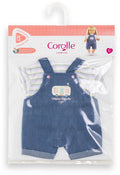 Corolle poppen jeans overall met t-shirt kleine ontdekker - 36cm
