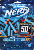 NERF - NERF elite 2.0 refill pack - met 50 officiële elite 2.0 darts - elite pijltjes