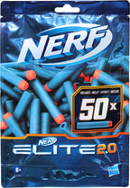 NERF - NERF elite 2.0 refill pack - met 50 officiële elite 2.0 darts - elite pijltjes