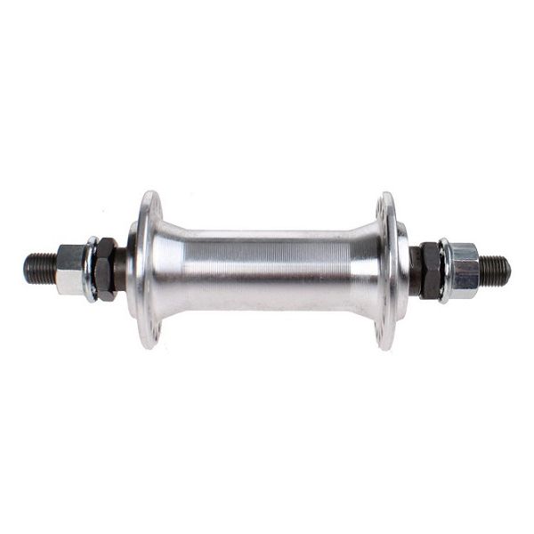Vinty - Vinty Voornaaf aluminium 36 gaats met 10 mm vaste as - zilver