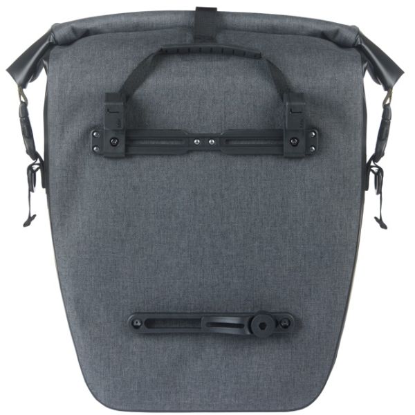 Basil enkele tas navigator storm l mik 25-31l 15 x 27 x 41 cm - zwart