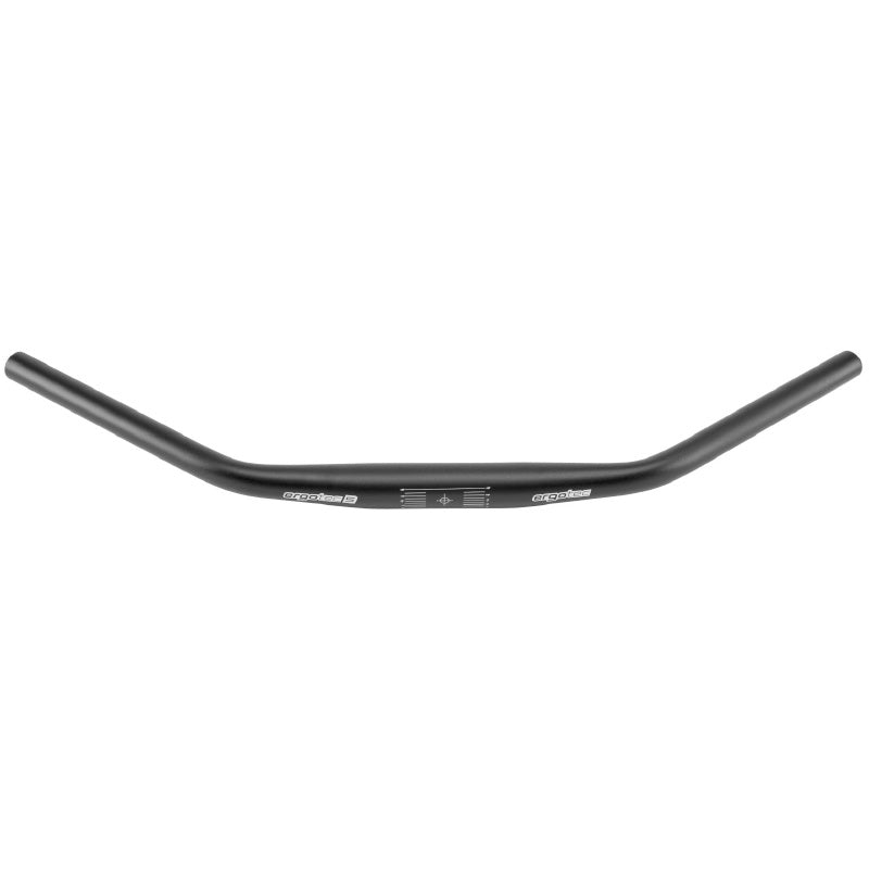 Ergotec - Ergotec Stuur ladytown ø31.8mm x 620 mm 16 mm rise - zwart gezandstraald