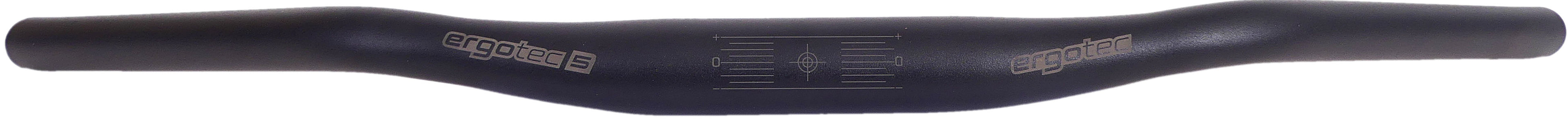 Ergotec stuur ladytown ø31.8mm x 620 mm 16 mm rise - zwart gezandstraald