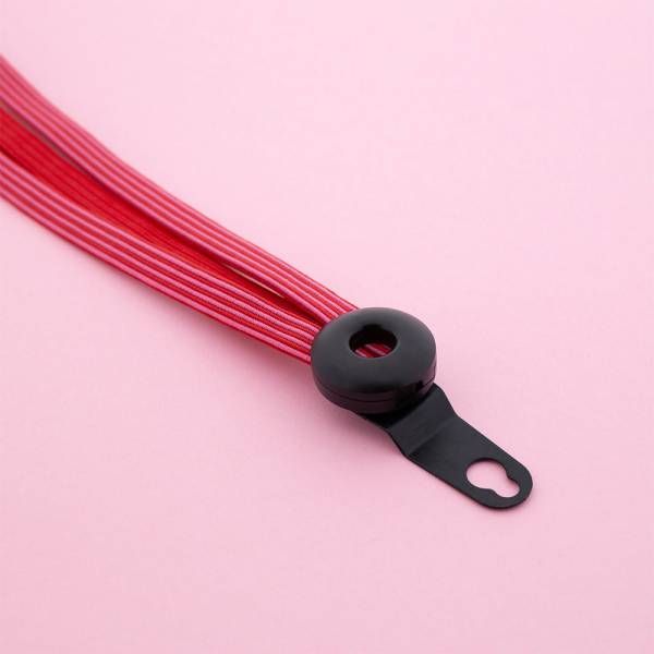 Widek B.V. - B.V. snelbinder venture 24" zwarte beugels rood/roze