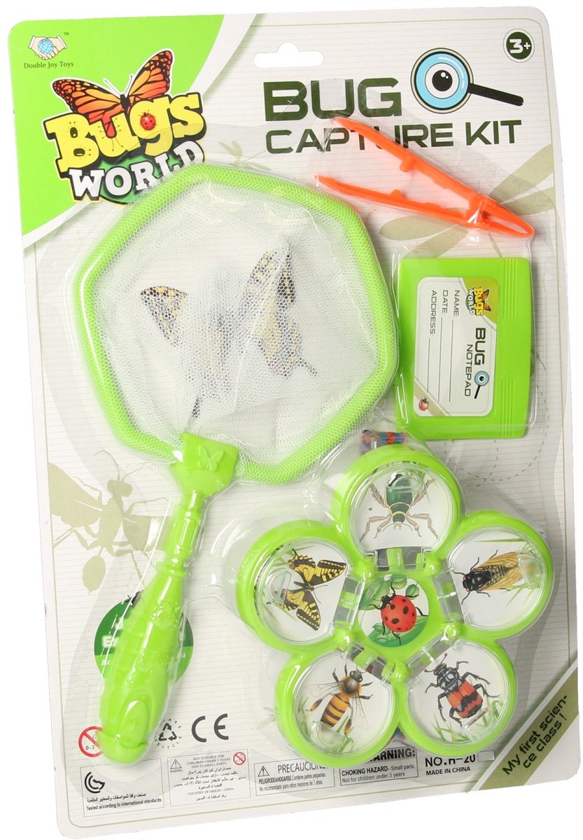 Lobbes Speelgoed- Lobbes SpeelgoedBugs world insecten vangnet en observatie pot