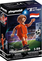 Playmobil sports action voetballer nederland - 71130