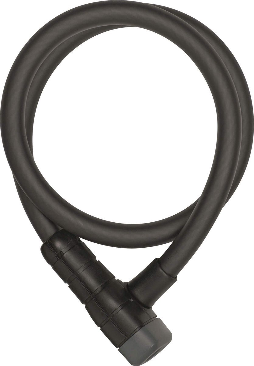 Abus Câble 6415K/85/12 Noir, Racer, 85cm, Noir