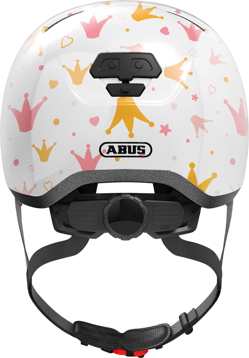 ABUS - ABUS skurb kid - fietshelm - kinderen white crowns s (45 - 50 cm)
