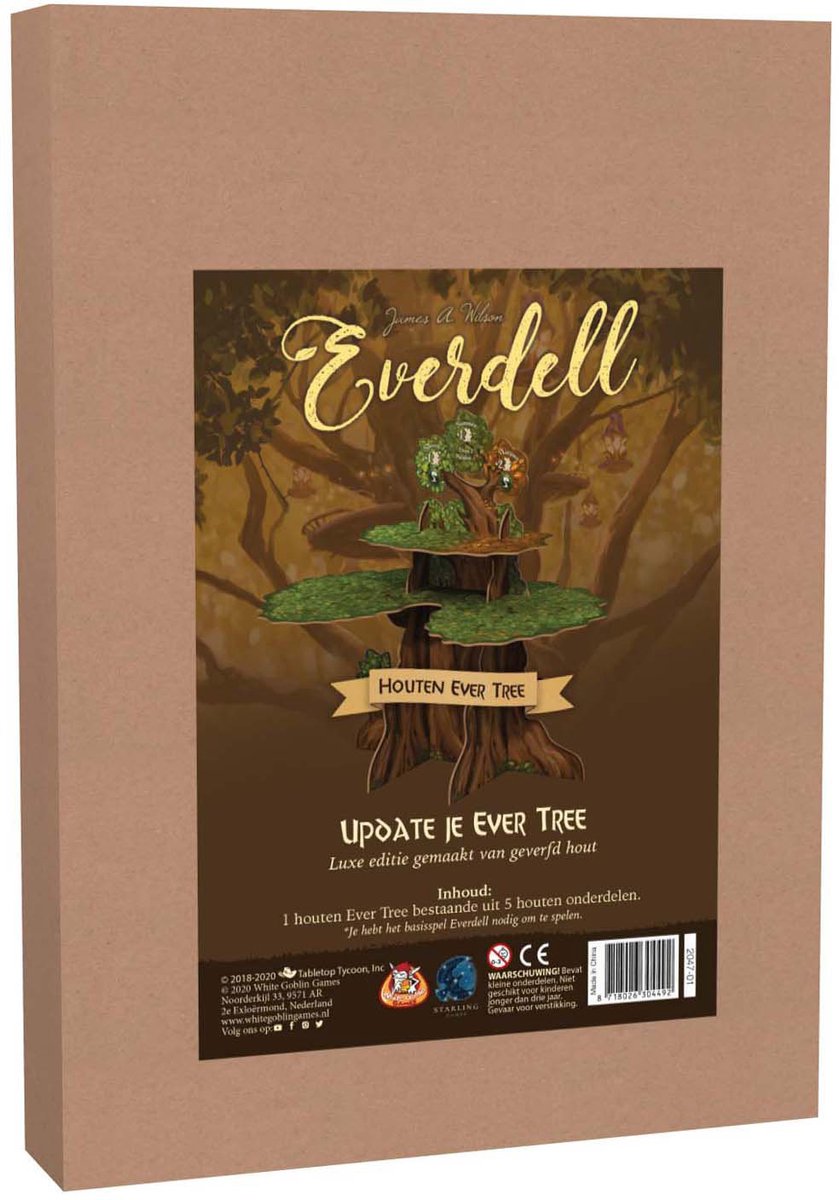 White Goblin Games - White Goblin Games - everdell: houten evertree - familiespel - 1 tot 4 spelers - 40 minuten - vanaf 12 jaar