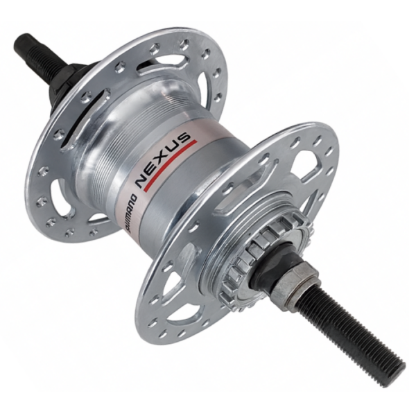 Shimano - Versnellingsnaaf nexus 3 sg-3r40 - rollerbrake - 36 gaats - zilver