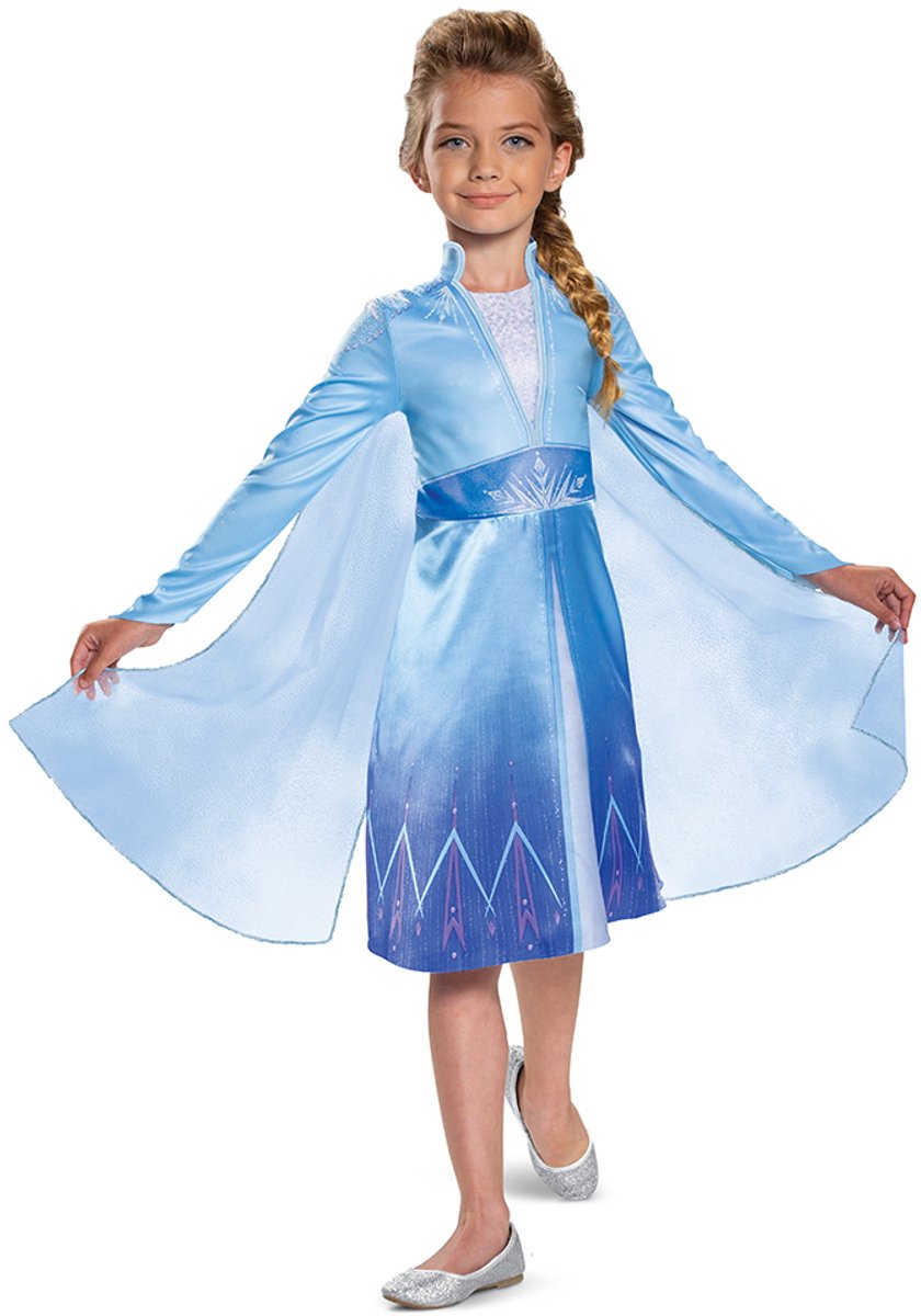 Disguise - Disguise Verkleedpak disney frozen 2 classic elsa - maat 110/116