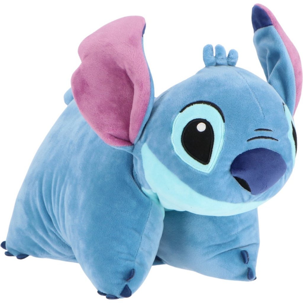 Disney - stitch knuffelkussen stitch 45x28 cm blauw