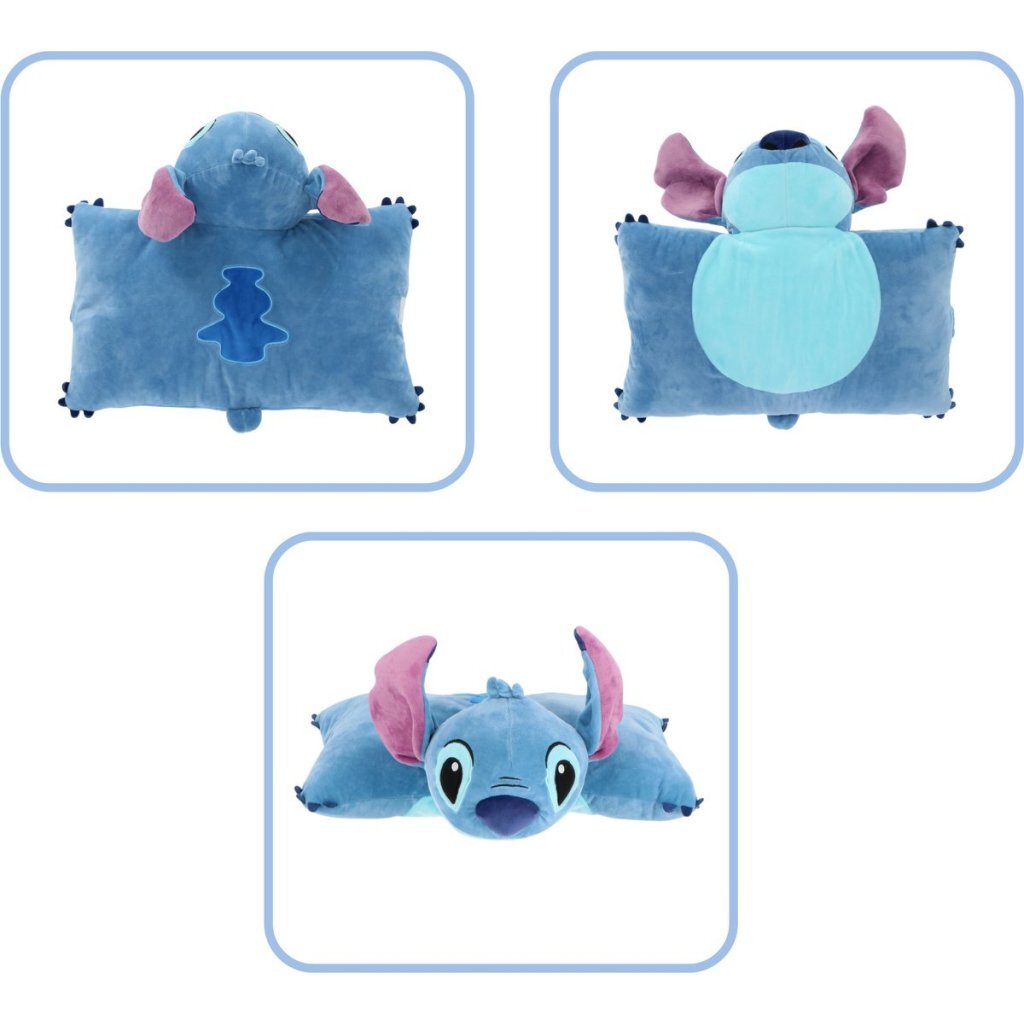 Disney - stitch knuffelkussen stitch 45x28 cm blauw