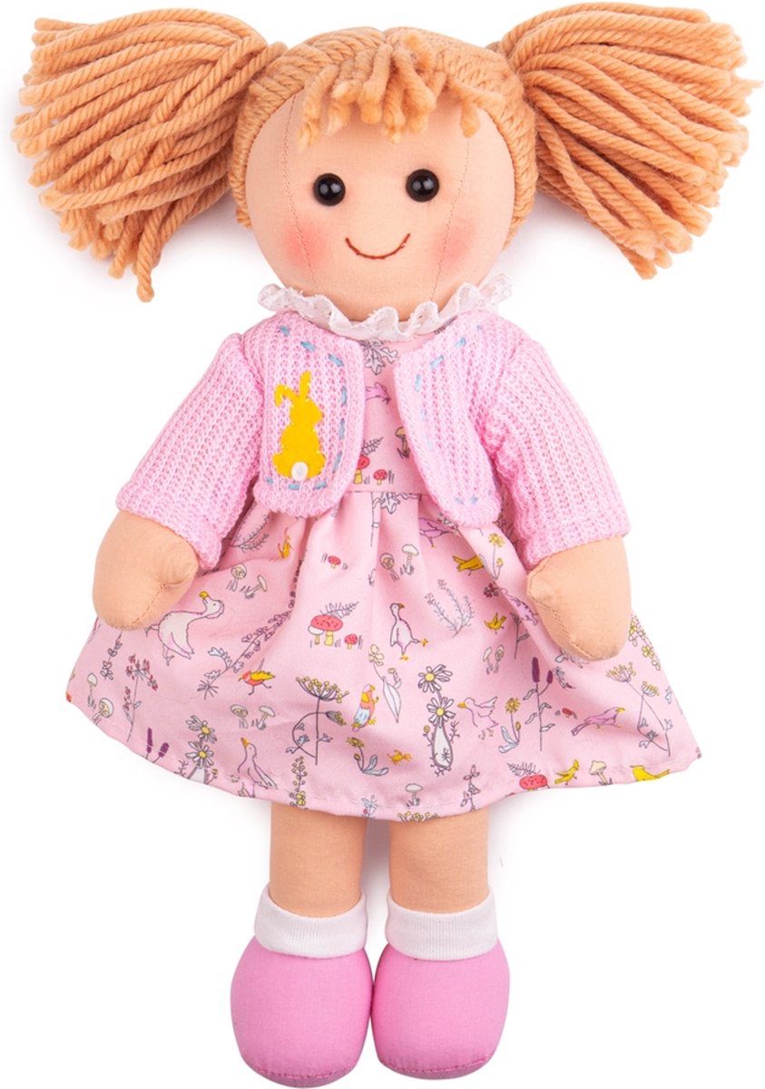 BIGJIGS - BIGJIGS babypop stoffen pop ella 30cm