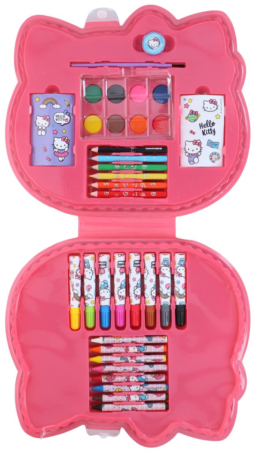 Edco bv kleurkoffer hello kitty - 34dlg.