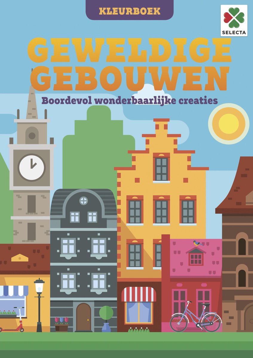 Selecta - Selecta Tactic geweldige gebouwen - kleur- en activiteitenboek - ontdek beroemde gebouwen en architectuur - puzzelboek voor kinderen - vanaf 4 jaar