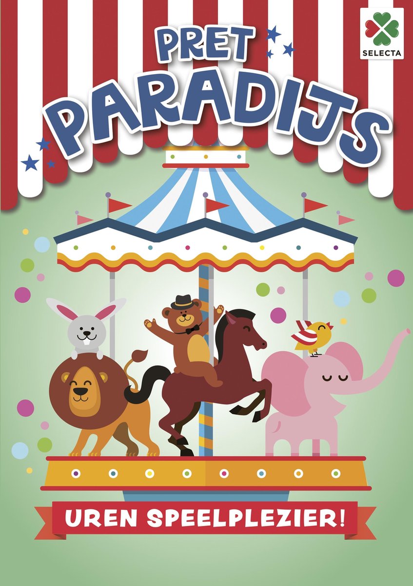 Selecta - Selecta Tactic pret paradijs doeboek - 48 pagina's - kleur- puzzel- en activiteitenboek voor kinderen - vanaf 3 jaar