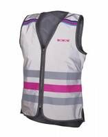 Wowow vest lucy jacket fr refl.vest lucy jac. fr s silver pink