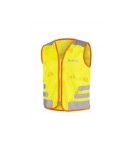 Wowow reflectievest kids nutty jacket maat m geel