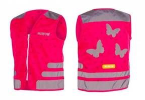 Wowow reflectievest kids nutty jacket maat xs roze