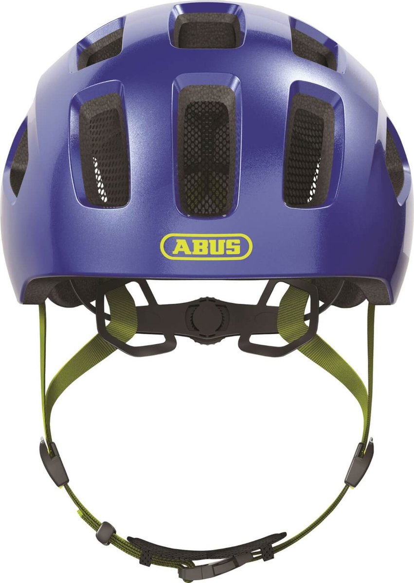 ABUS - ABUS Fietshelm youn-i 2.0 sparkling blue m - 52-57 cm - blauw - geschikt voor gebruik op elektrische fietsen - stadsfietsen - 260 g