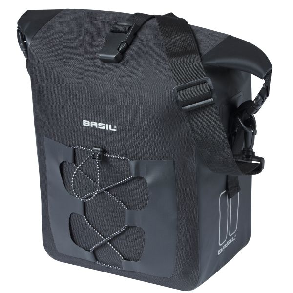 Basil Navigator m Sac à vélo imperméable noir