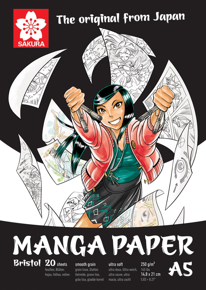 Sakura - Sakura manga schetsboek - a5 - wit - fsc mix