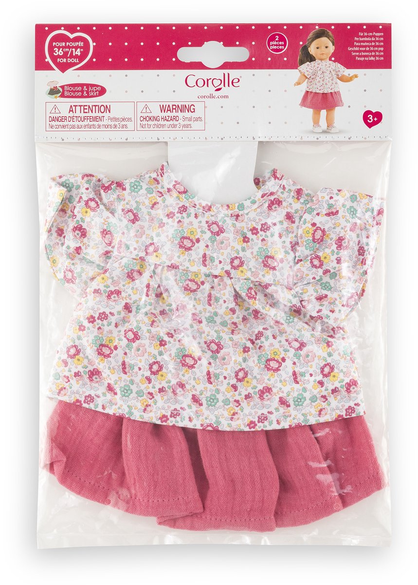 Corolle ma poppenblouse en rok - 36cm