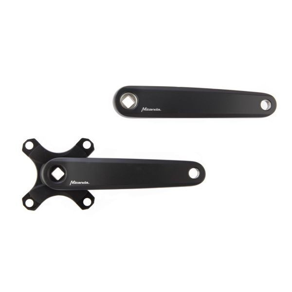 Miranda  delta crankstel z blad bcd104 gates, 170mm,mat-zwart