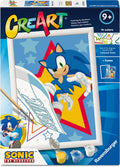 Ravensburger – creart: speedy sonic – schilderen op nummer