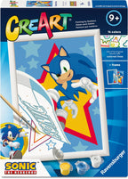 Ravensburger – creart: speedy sonic – schilderen op nummer