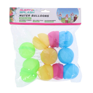 Alert waterballonnen 6 cm 12 stuks herbruikbaar | 5 stuks