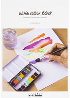 Artistline aquarelbok, a4 210x297 mm, 180 gr, wit, 20vellen