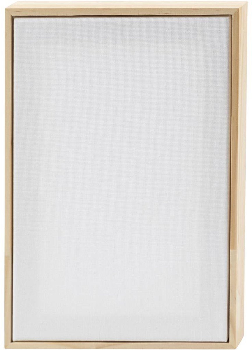 Creativ Company - Creativ Company Gespannen canvas met lijst 280gr. 158x238cm - wit