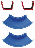 Aquaplay big - - gebogen secties - set van 2 - uitbreiding - waterbaanaccessoires