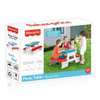 Dolu fisher price picknicktafel rood wit blauw