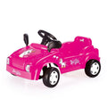 Dolu eenhoorn trapauto roze