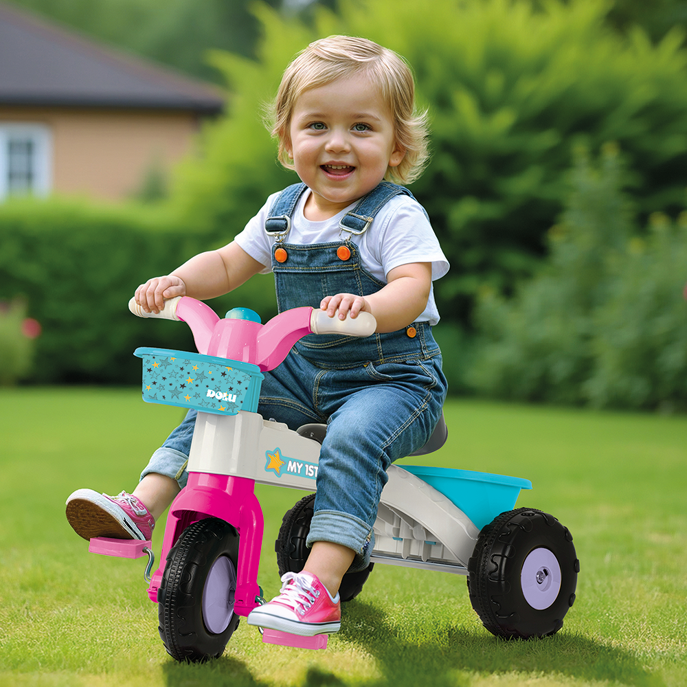 Dolu - Dolu my first trike kinder driewieler roze/wit/blauw