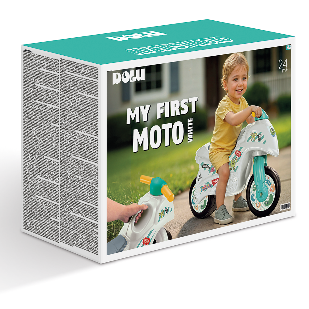 Dolu - Dolu my first moto loopmotor wit/zwart