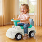 Dolu - Dolu step car 2in1 loopauto & loopwagen wit/blauw