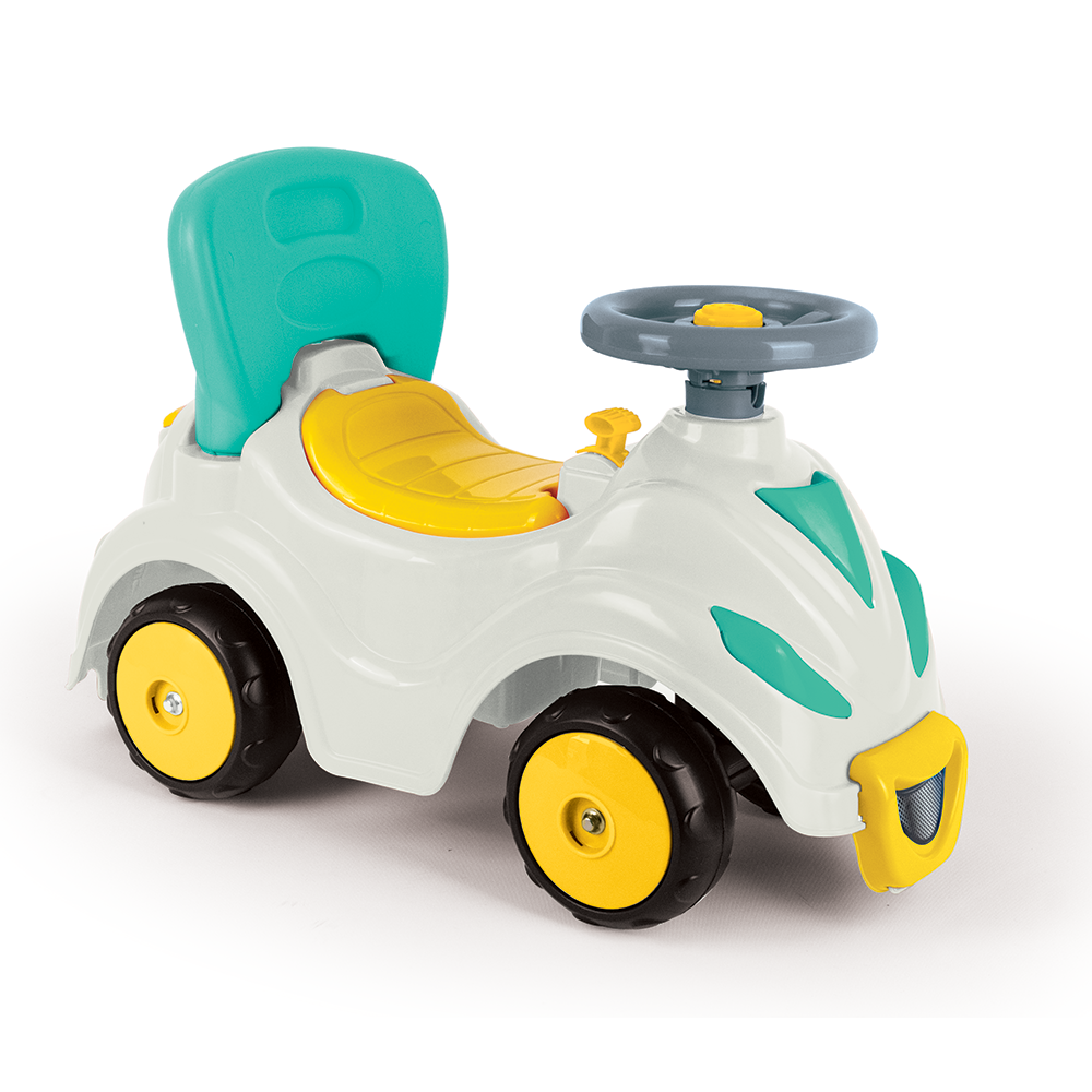 Dolu - Dolu smile car loopauto geel/blauw