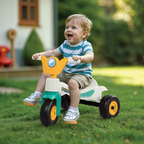 Dolu - Dolu trike driewieler wit/blauw/geel 49x42x60cm