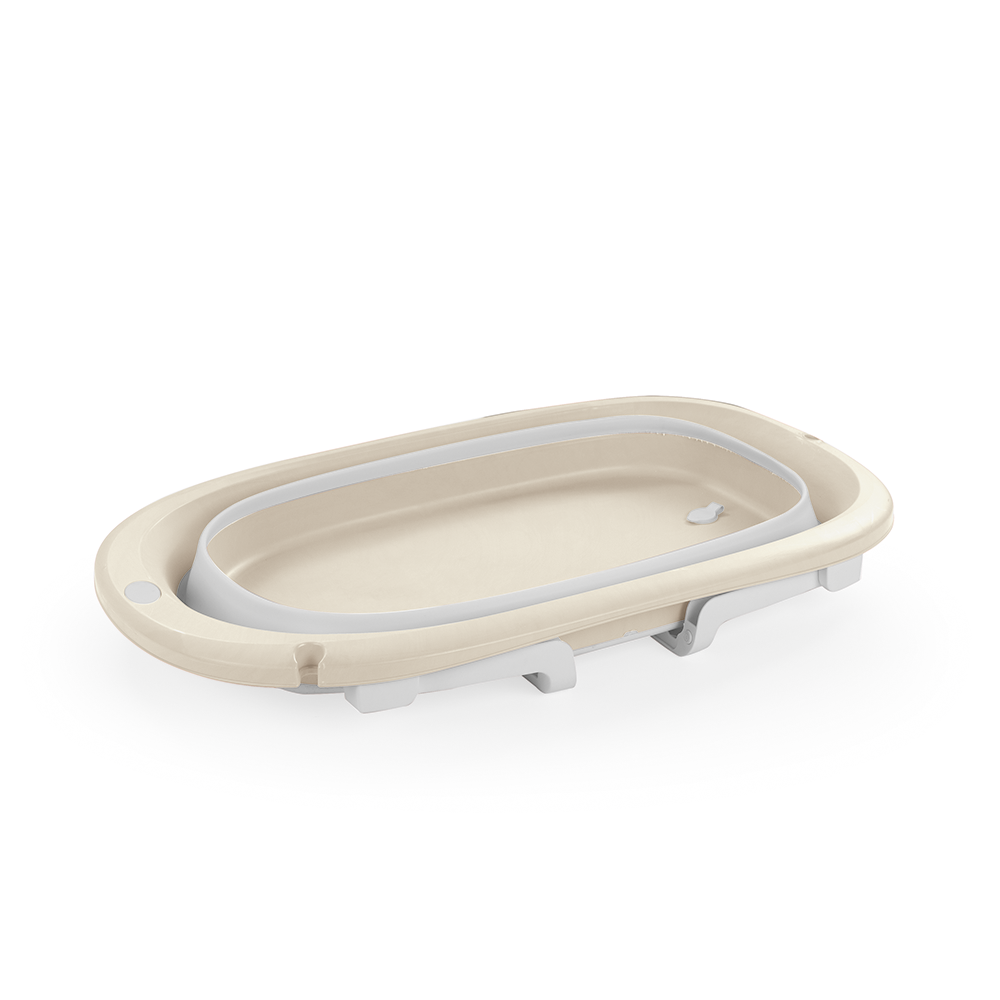 Dolu - Dolu opvouwbare babybadset 3-delig relax beige ruimtebesparend