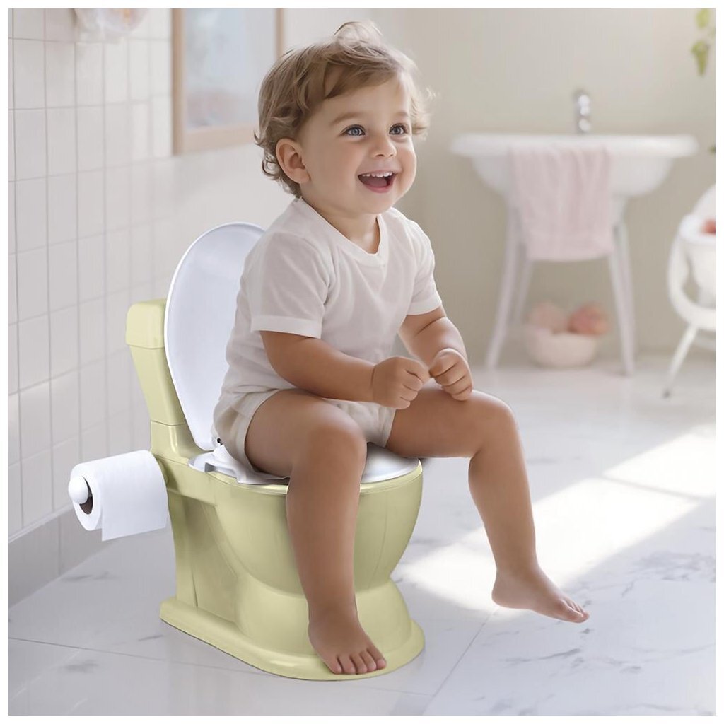 Dolu - Dolu wc plaspotje + licht en geluid pastelgroen