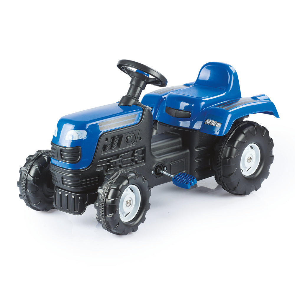 Dolu - Dolu traptractor met claxon blauw/zwart???????