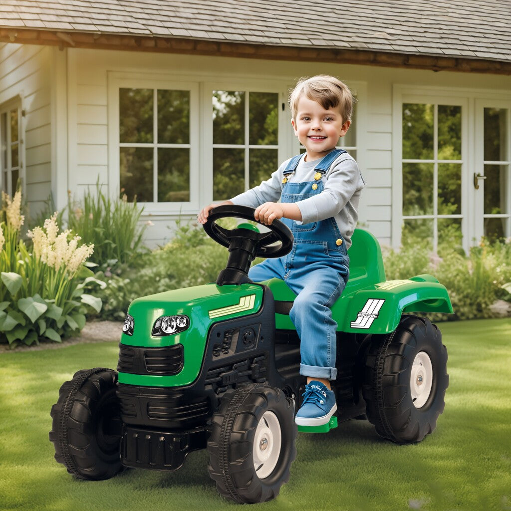 Dolu - Dolu traptractor & claxon groen/zwart