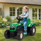 Dolu - Dolu traptractor & claxon groen/zwart