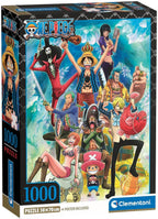 Clementoni - puzzel - 1000 stukjes - one piece - anime - high quality series