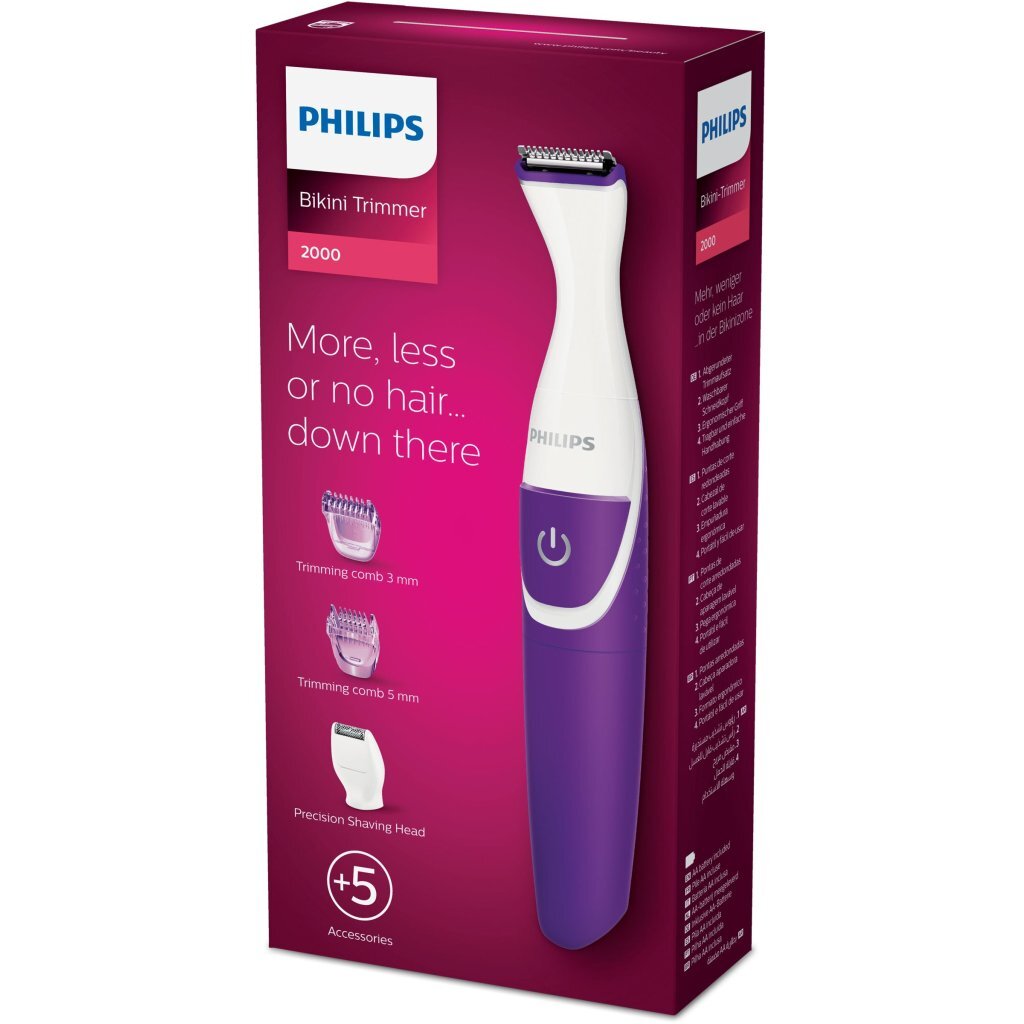 Philips bikini trimmer brt383 15 essential