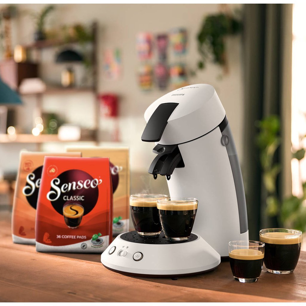 Philips - Philips csa210/10 senseo original plus koffiepadmachine wit